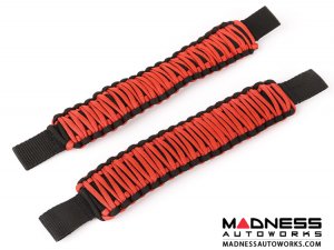 Jeep Gladiator Para Cord Seat Mount Grab Handle - Red